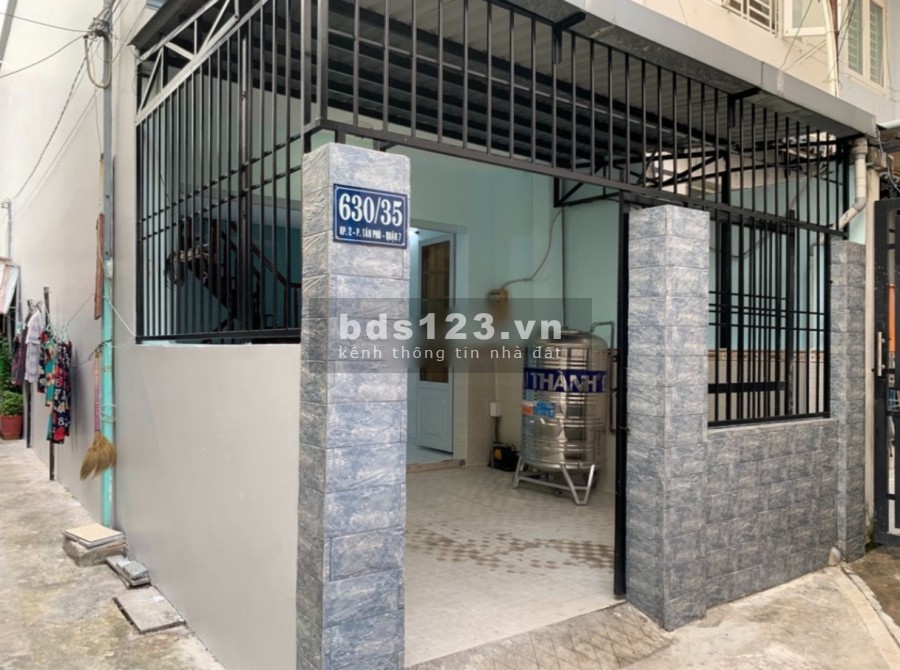 Bán lán lỗ gấp nhà 4x16 1 trệt 1 lầu 3pn 630/35 Huỳnh Tấn Phát P Tân Phú Q7