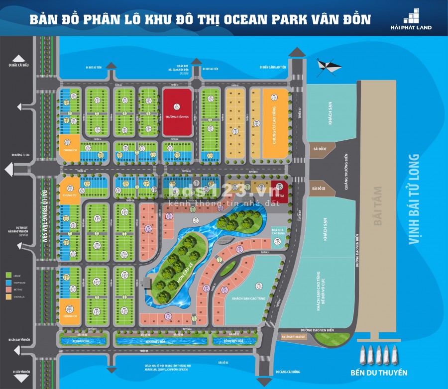 Bán Đất nền khu đô thị Ocean Park vân đồn giá chỉ từ 29tr/m2 Cái Rồng Quảng Ninh