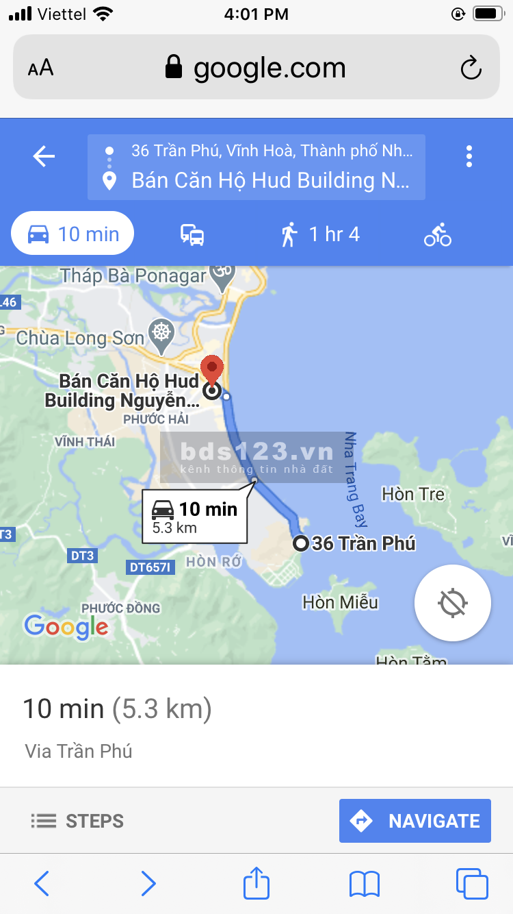 Chính chủ bán 2PN, chung cư HUD Nha Trang