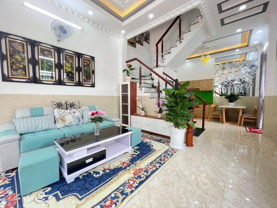 Biệt thự 2 mặt tiền 4 tầng, Đào Tông Nguyên, Nhà Bè giá chỉ 4.65 tỷ