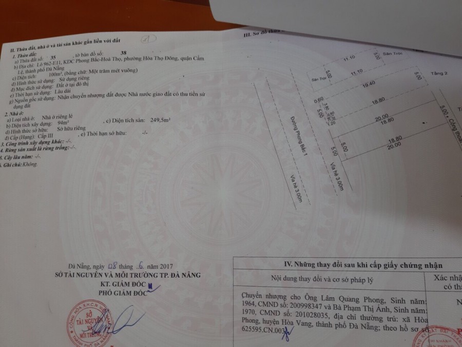CC Bán Nhà Nguyên Căn Vị Trí Đẹp Giá Rẻ Nhất Cẩm Lệ Đà Nẵng