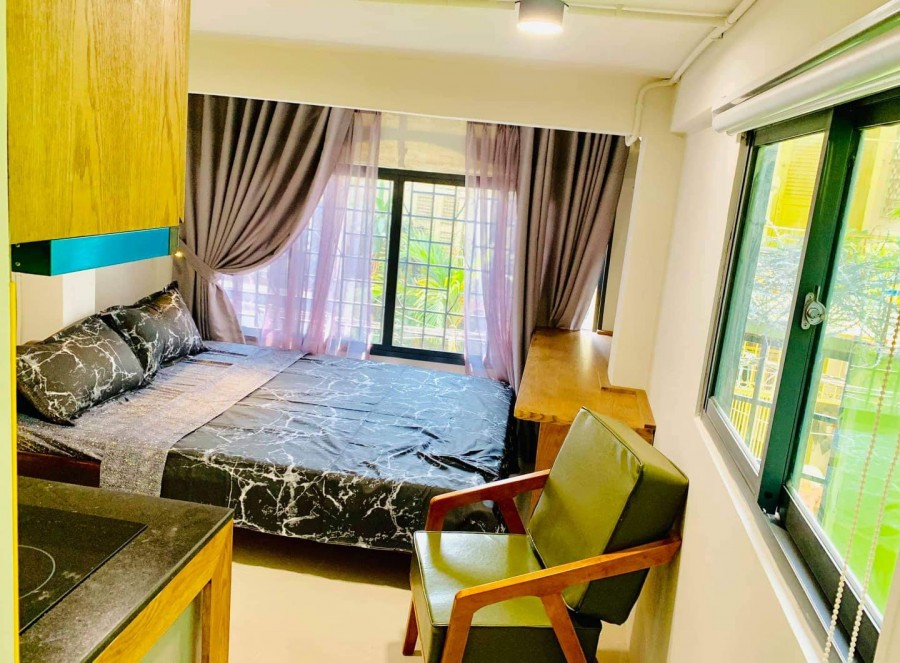 CÒN DUY NHẤT 1 PHÒNG TRẦN HƯNG ĐẠO 24M2 QUẬN 1, FULL NỘI THẤT, CÓ BẾP GIÁ 5,5TR/THÁNG