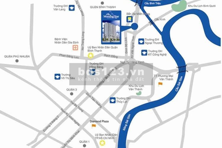 Chính chủ cần cho thuê căn hộ tại chung cư cao cấp The Morning Star, Bình Thạnh, cạnh bến xe Miền Đông.