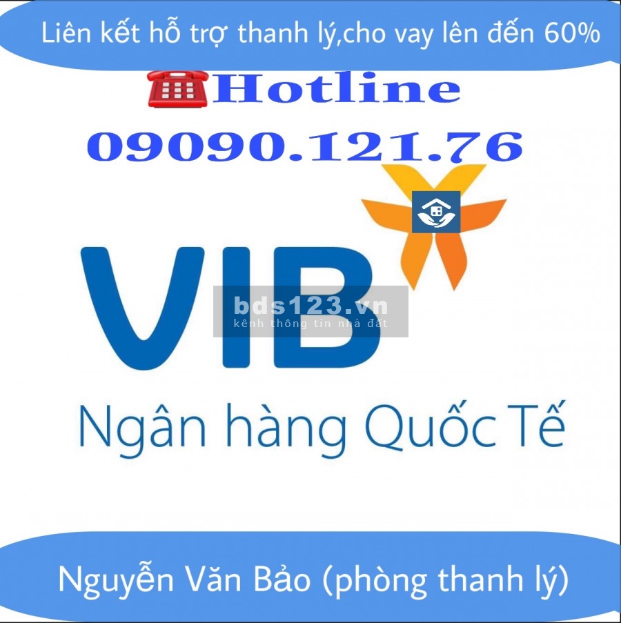 Ngân Hàng Quốc Tế VIB hỗ trợ Thanh Lý 20 Lô Đất Thổ Cư-KDT Tên Lửa 2_Giá 1.2 tỷ/80m2
