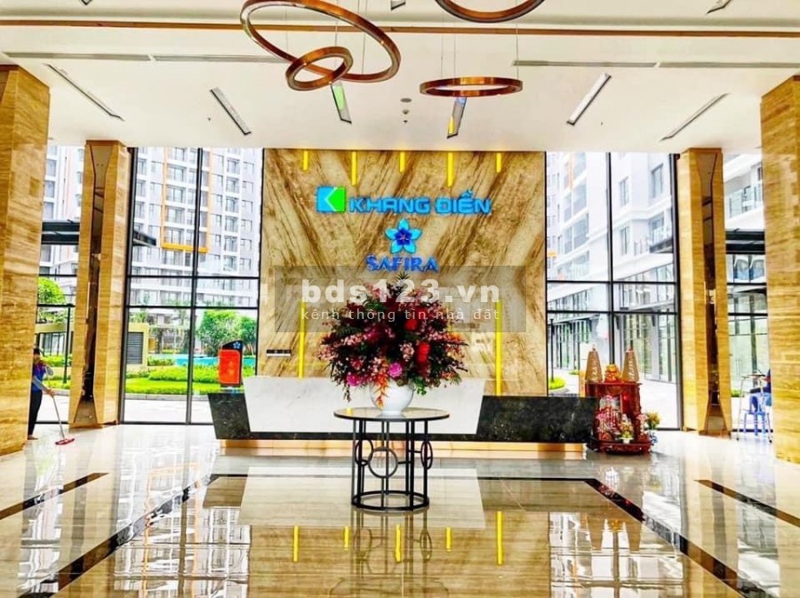 Cho thuê nhanh căn hộ 67,28m2, 2PN, 2WC tại chung cư Safira khang điền 7,5 triệu/tháng, bao phí quản lý, full nội thất