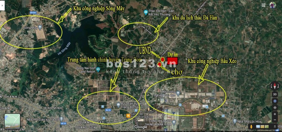 Đất gần kcn bầu xéo sổ hồng riêng thổ cư 100%