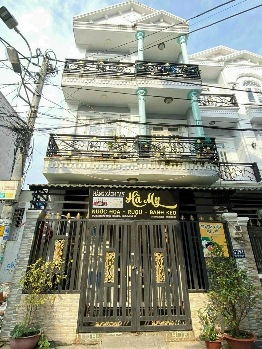 Bán nhà 2 lầu 4 PN mặt tiền hẻm 67 Đào Tông Nguyên, sổ hồng riêng, giá 4,3 tỷ