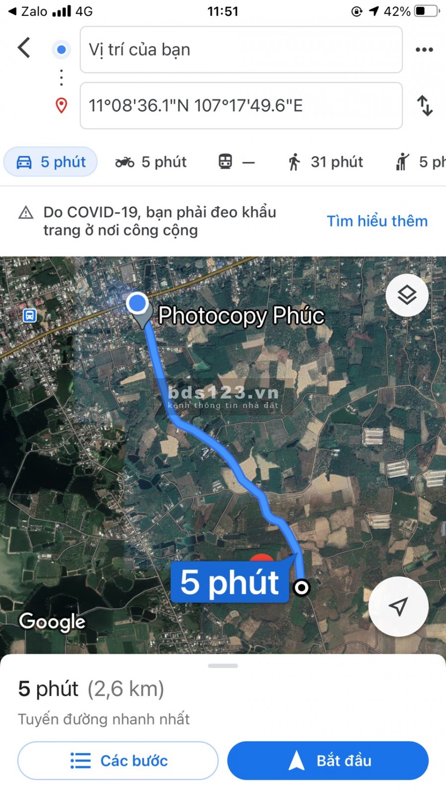 Bán lô đất vườn trồng xòai dt (20x50) giá 540tr o định quán Đồng Nai.