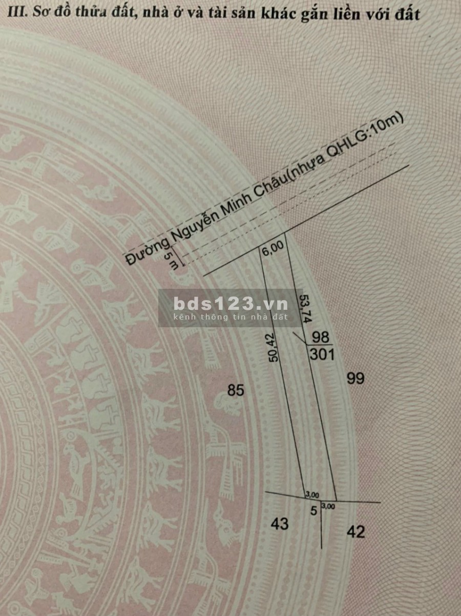 Bán gấp đất thị trấn Tân Biên, Tây Ninh. 300m2 (6x50)/ giá 1ty6