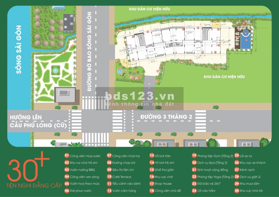 CĂN 1PN VISTA RIVERSIDE CHỈ 980 TRIỆU/CĂN, T9/2021 BÀN GIAO, GÓP TỪ 3TR/ THÁNG