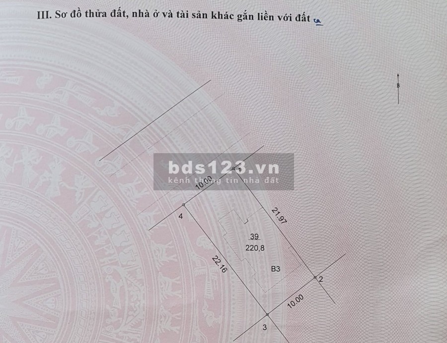 Bán biệt thự, mặt phố tại Hà Đông, Hà Nội. 220m2x4T, Vuông vắn, 3 mặt thoáng, 7pn, sân vườn, 28 tỷ