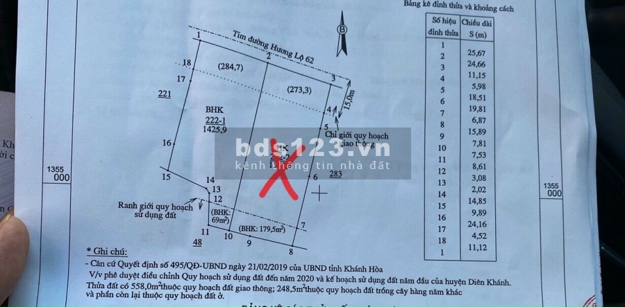Bán đất có qh thổ cư 1.400m2 mặt tiền đường nhựa giá rẻ LH 0788.558.552