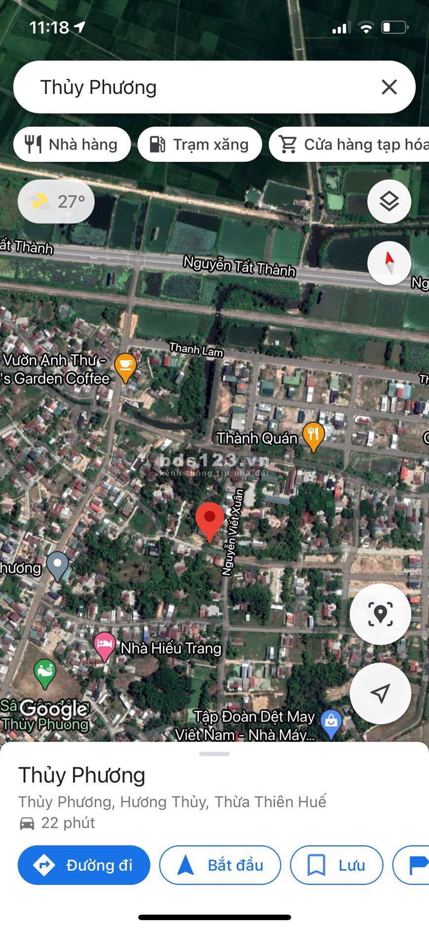  ĐẤT KIỆT NGUYỄN VIẾT XUÂN - PHƯỜNG THỦY PHƯƠNG, HƯƠNG THỦY, HUẾ