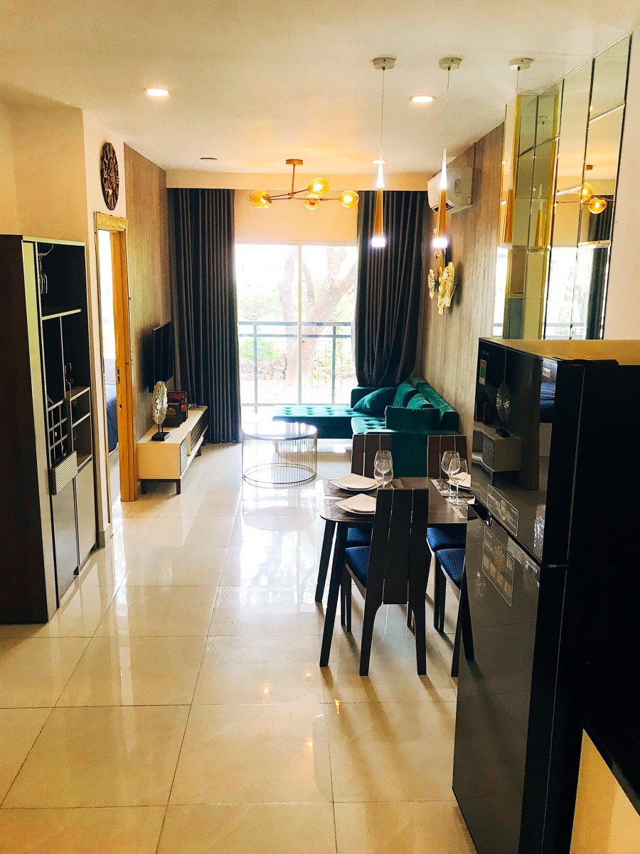 Căn hộ view sông, 58m2, 2PN, 2WC chỉ 1tỷ490. trả góp từ 7 triệu/ tháng. Tháng 9 nhận nhà