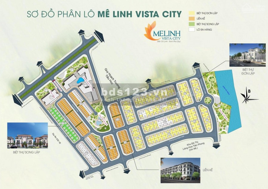 Chính chủ cần bán liền kề Minh Đức - Mê Linh Vista City, vị trí đẹp.