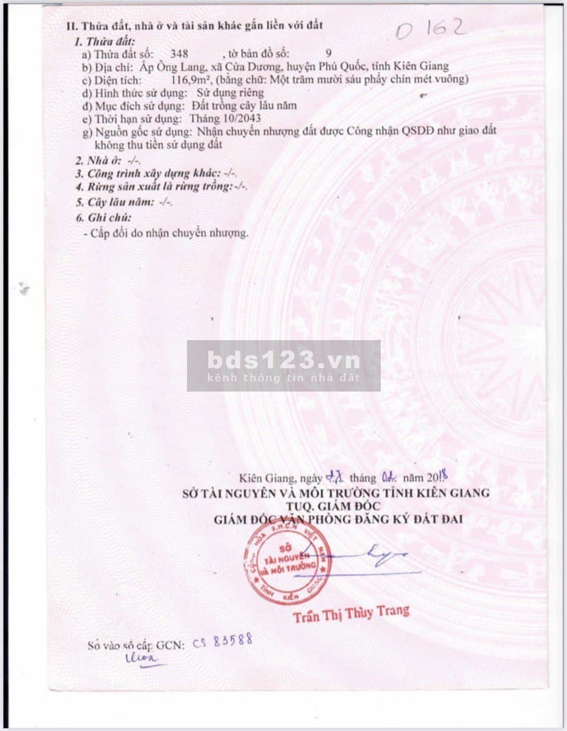 Tôi kẹt tiền cần bán gấp 3 lô đất đẹp tại xã Cửa Dương, Đảo Ngọc Phú Quốc