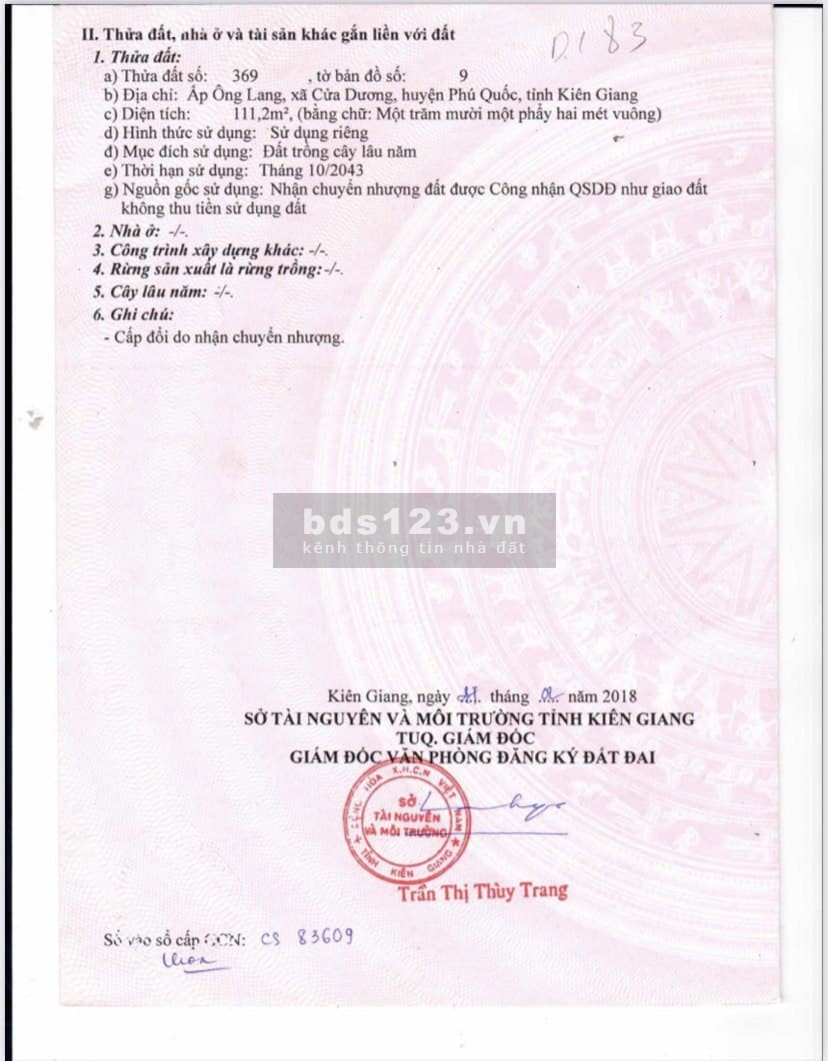 Tôi kẹt tiền cần bán gấp 3 lô đất đẹp tại xã Cửa Dương, Đảo Ngọc Phú Quốc