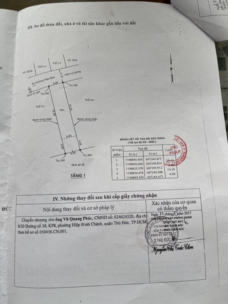 HXH, ĐƯỜNG HIỆP BÌNH, 3 TẦNG, 78m2, GIÁ 8,7 TỶ