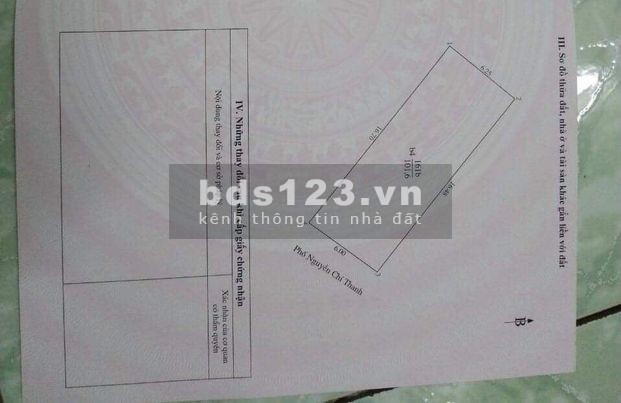 DUY NHẤT 1 CĂN MẶT PHỐ NGUYỄN CHÍ THANH - KHÔNG CĂN THỨ 2. 102m2