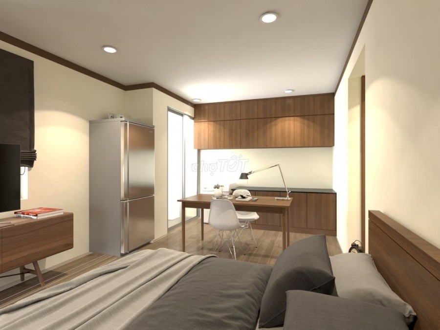 Cho thuê căn hộ dịch vụ mini tầng 8 view hồ Huy Văn đường Văn Chương 2, Đống Đa, Hà Nội