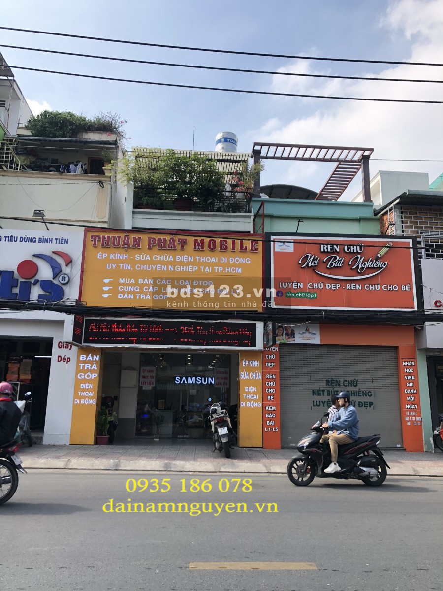 Cho Thuê Nhà Nguyên căn mt dt: 4.3 x 24 - trống suốt