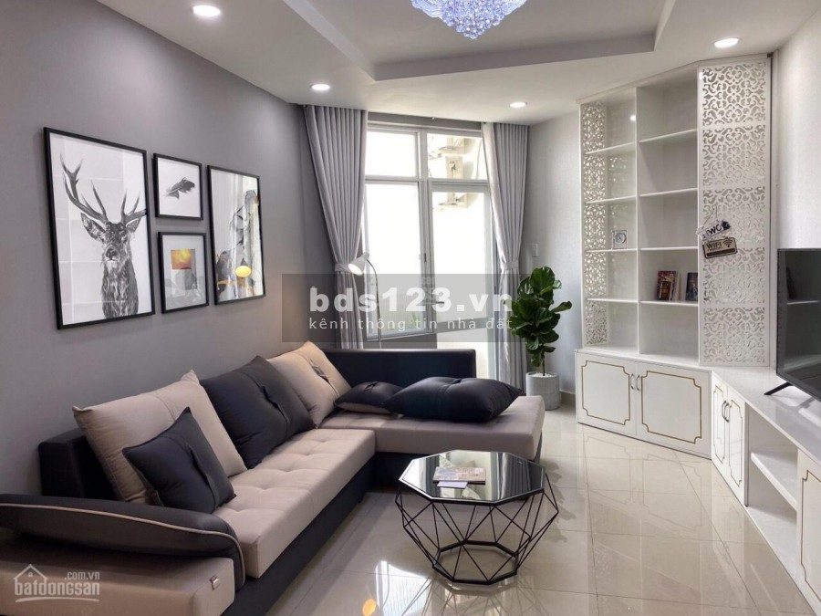Cho thuê căn hộ Him Lam Quận 6 rộng 102m2, 3 PN, đủ nội thất, tầng cao, giá 11 triệu/tháng