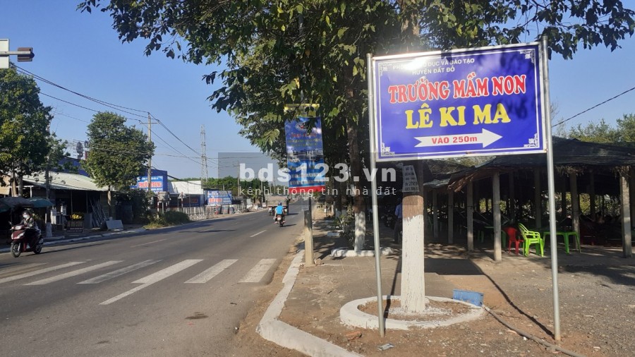 Bán lô đất mặt tiền đường Phước Hưng khu tái định cư N1 , Đất Đỏ , BRVT