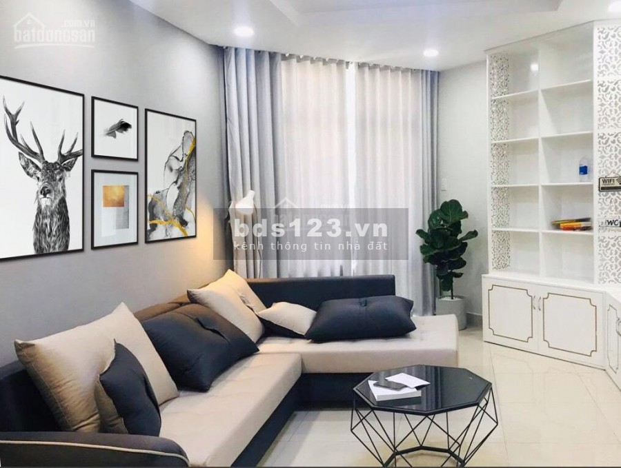 Cho thuê căn hộ Him Lam Quận 6 rộng 102m2, 3 PN, đủ nội thất, tầng cao, giá 11 triệu/tháng