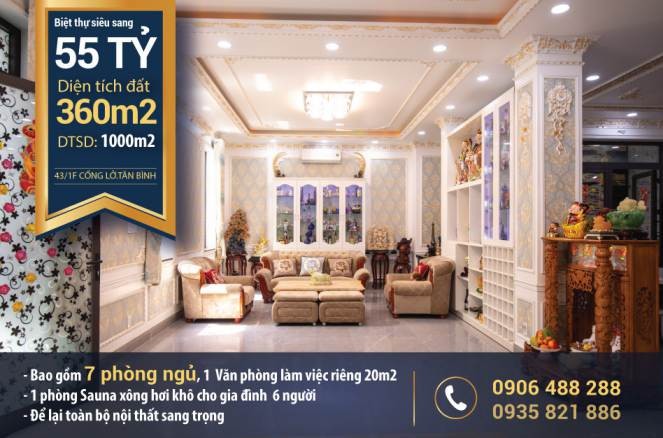 CHÍNH CHỦ CẦN BÁN BIỆT THỰ SIÊU SANG VÀ VĂN PHÒNG LIỀN KỀ FULL NỘI THẤT GẦN SÂN BAY