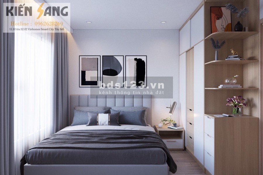 Chính chủ cho thuê căn 2N, full NT cao cấp, 8.5tr/th tại Vinhomes Smart City