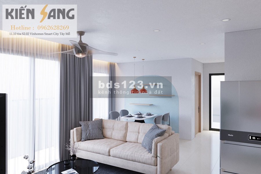 Chính chủ cho thuê căn 2N, full NT cao cấp, 8.5tr/th tại Vinhomes Smart City