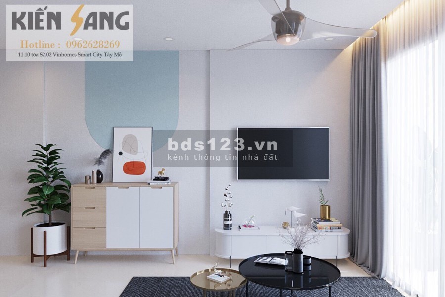 Chính chủ cho thuê căn 2N, full NT cao cấp, 8.5tr/th tại Vinhomes Smart City