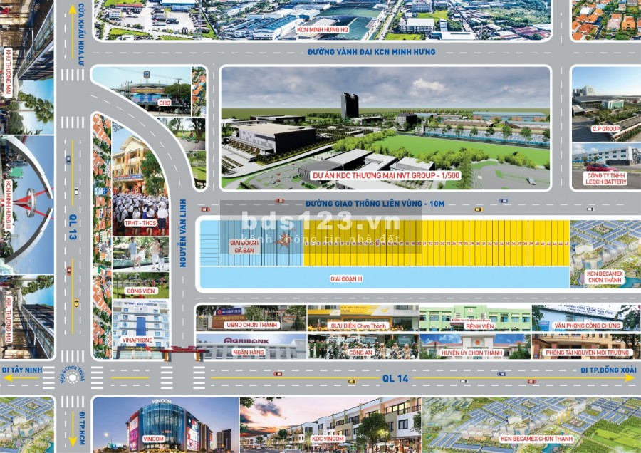 Siêu phẩm Đất Lô phân nền kế bên KCN BECAMEX giai đoạn 1