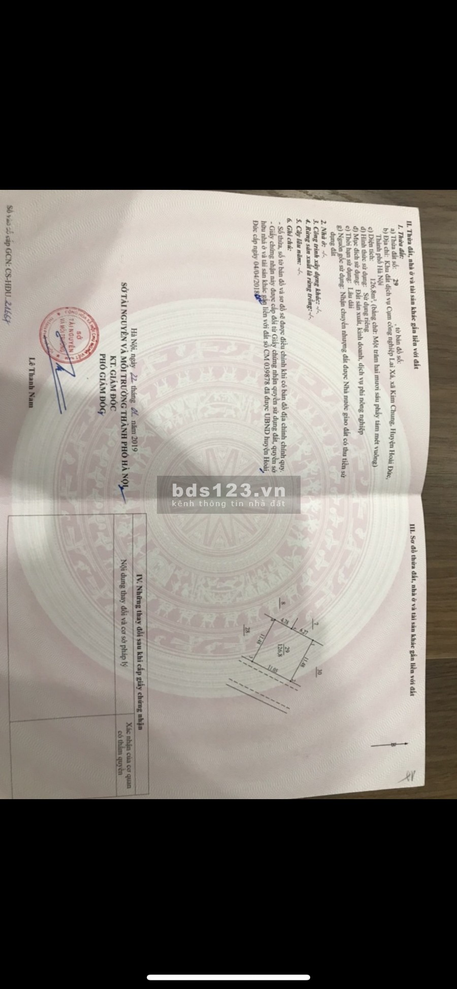 Cần bán ô đất dịch vụ bồ câu chiến sĩ ô số 29
