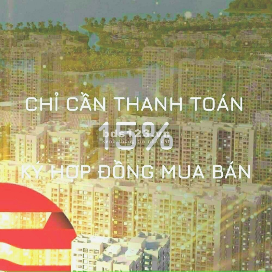 Căn hộ Vinhome Grand Park Q9 e phân khu The ORIGAMI chỉ cần bỏ ra 15% còn lại 80% ngân hàng cho vay