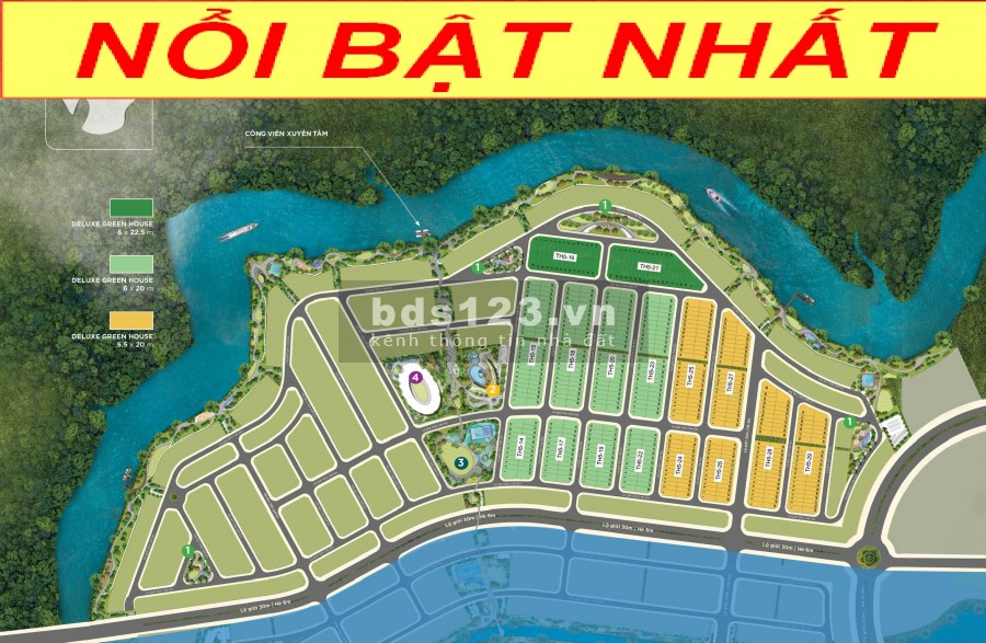 Aqua City Tháng 3/2021-Nhà Phố 6.5x20m, Giá 8.7 tỷ, Trả 1.5%/Tháng,Giảm giá từ 329 triệu, Vay Ưu Đãi 3 Năm
