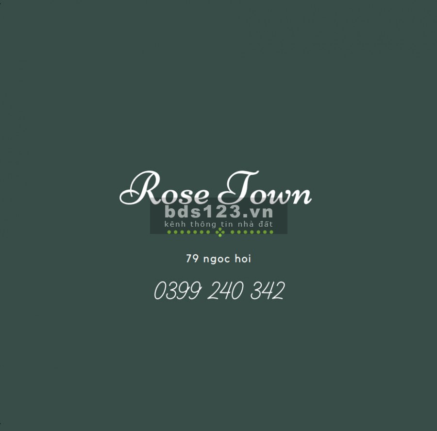  LỰA CHỌN TỐT NHẤT CHỈ DÀNH CHO KH NHANH CHÂN NHẤT VỚI TÒA DV03 DỰ ÁN ROSE TOWN 