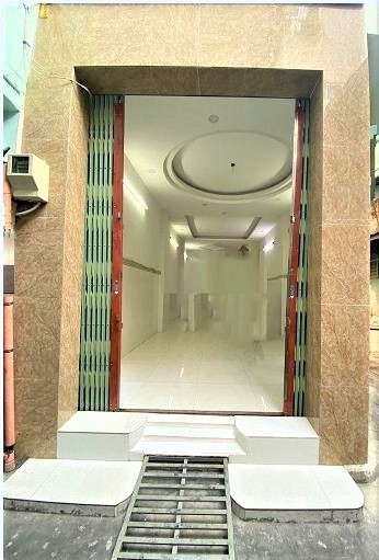 Cho thuê nhà 4tầng 4x11 nở hậu L, Tân Thành P15 Q11_12tr