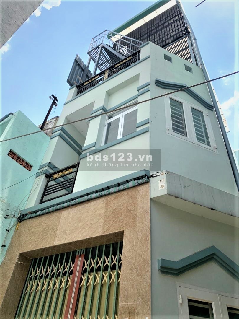 Cho thuê nhà 4tầng 4x11 nở hậu L, Tân Thành P15 Q11_12tr