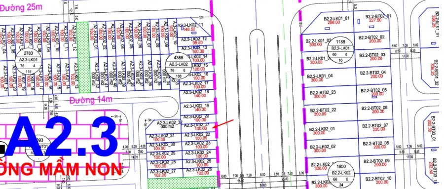 Bán Gấp Ô đất nền Shophouse Thanh Hà Mường Thanh A2.3-LK06-21
