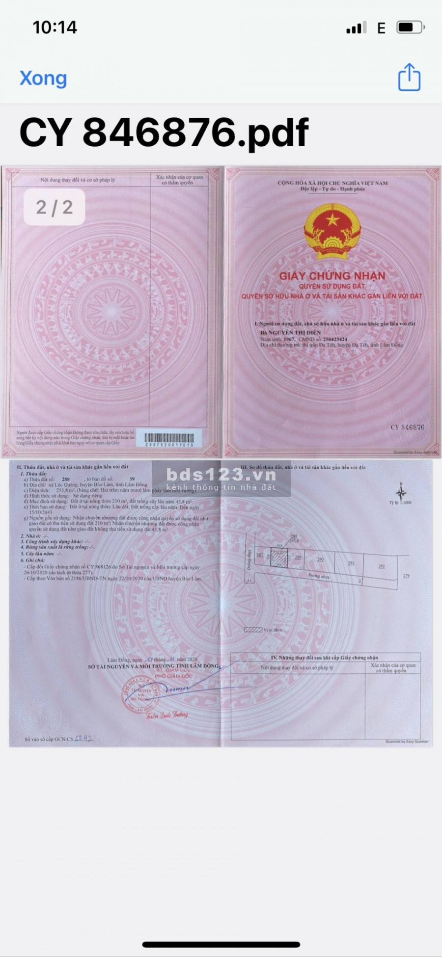 Hàng hiếm đất nền Lộc Quảng giá chỉ từ 3tr/m2