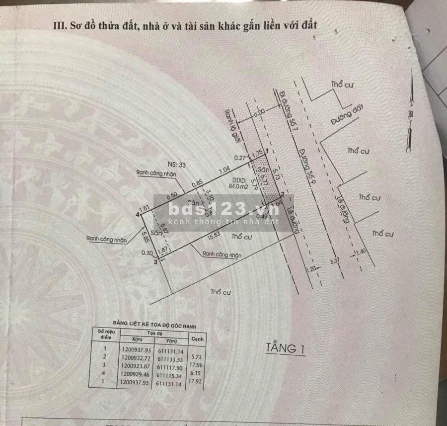 BÁN NHÀ SỐ 33A3 ĐƯỜNG SỐ 9 LINH TRUNG THỦ ĐỨC - GẦN ĐH NGÂN HÀNG