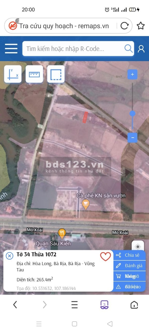 Cần Bán 4 Lô Đất Liền Kề Uy Tín Chất Lượng Số 1 Bà Rịa Vũng Tàu