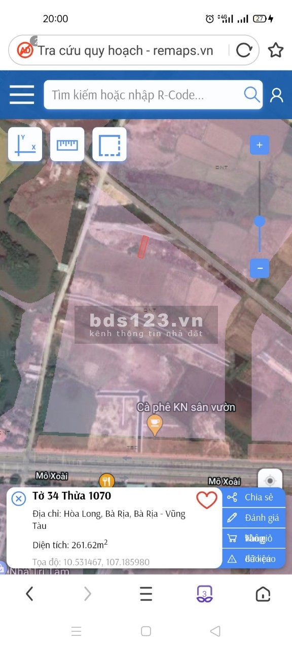 Cần Bán 4 Lô Đất Liền Kề Uy Tín Chất Lượng Số 1 Bà Rịa Vũng Tàu