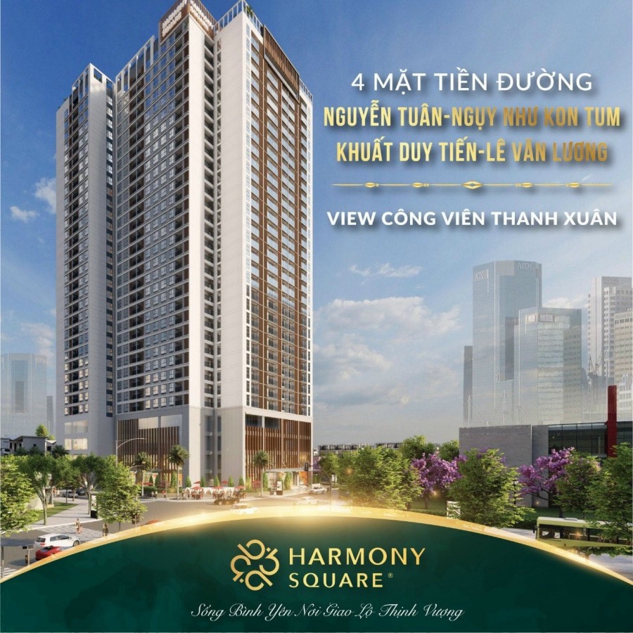 Hiện em dang có 3 căn rẻ hơn thị trường dự án HOT HARMONY SQUARE 199 Nguyễn Tuân - Thanh Xuân - HN