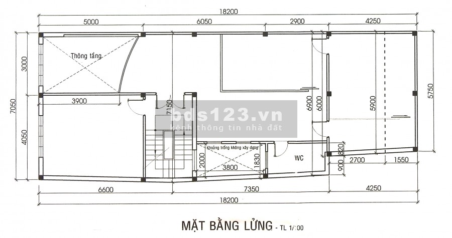 Mặt bằng mặt tiền hẻm lớn Quận 10 giá 16 triệu dt 90m2