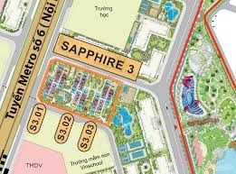 BQL cho thuê shophouse chân đế Vinhomes Smart City giá từ 400 nghìn/m2/tháng.
