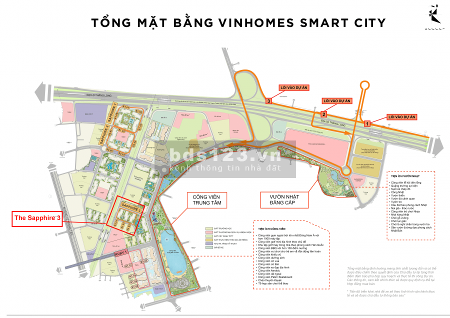 BQL cho thuê shophouse chân đế Vinhomes Smart City giá từ 400 nghìn/m2/tháng.