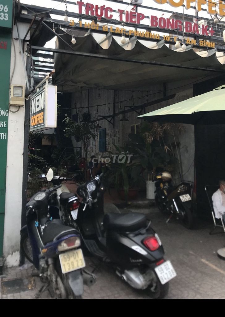 Sang quán ca phê mặt tiền Hồng Lạc, Tân Bình