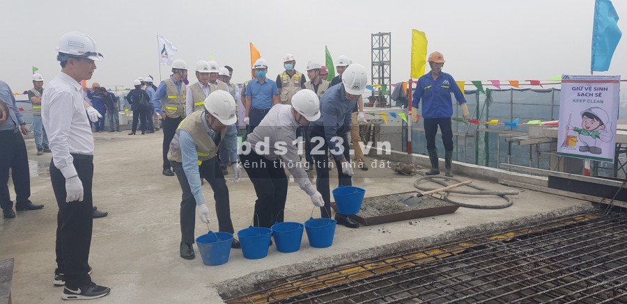 Lễ cất nóc - mở bán đợt đợt 1 tòa DV03 Rose Town